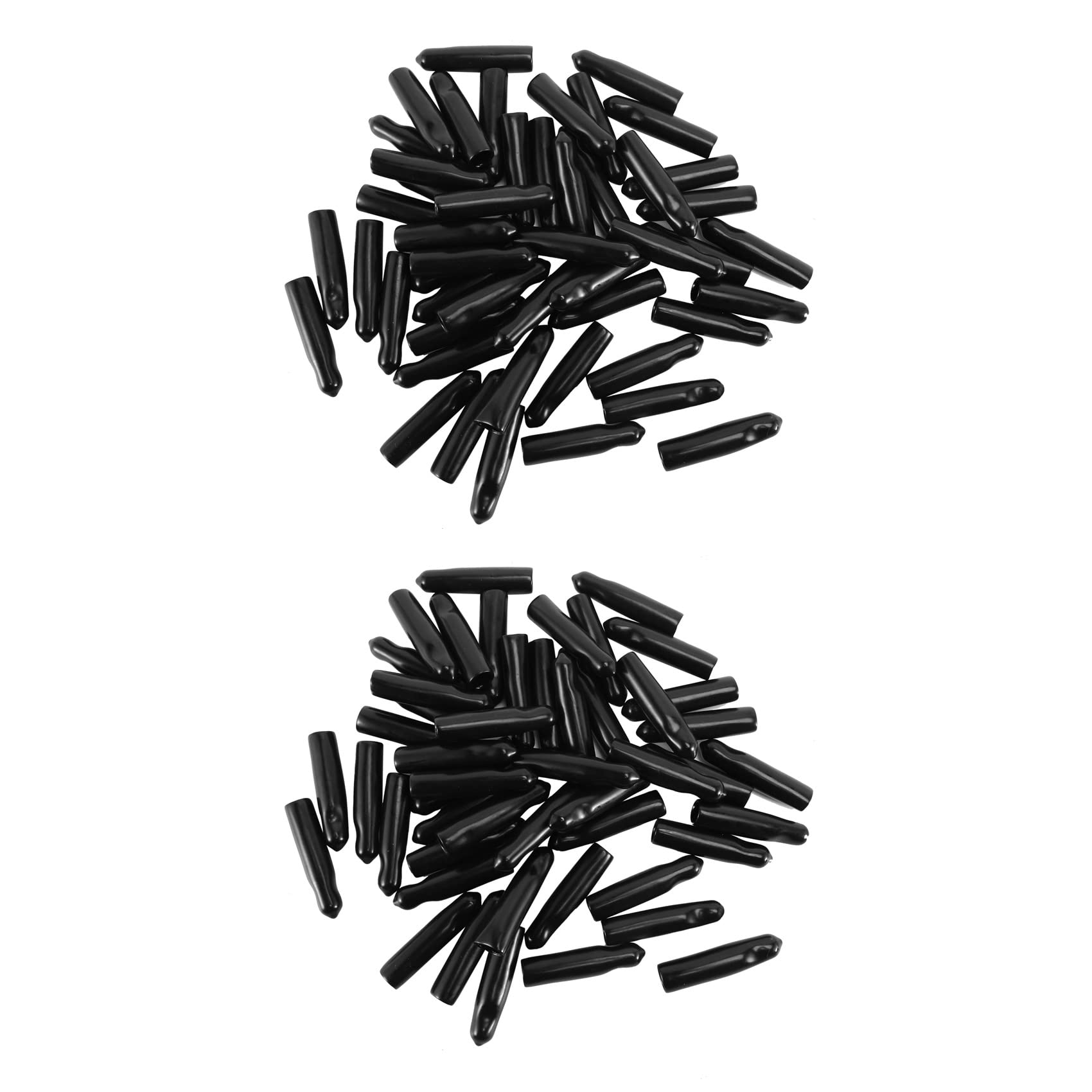 Hndhbfgrt Black Rubber Pourer Cap Liquor Bottle Pourer Cover Dispenser Spout Dust Covers (96)