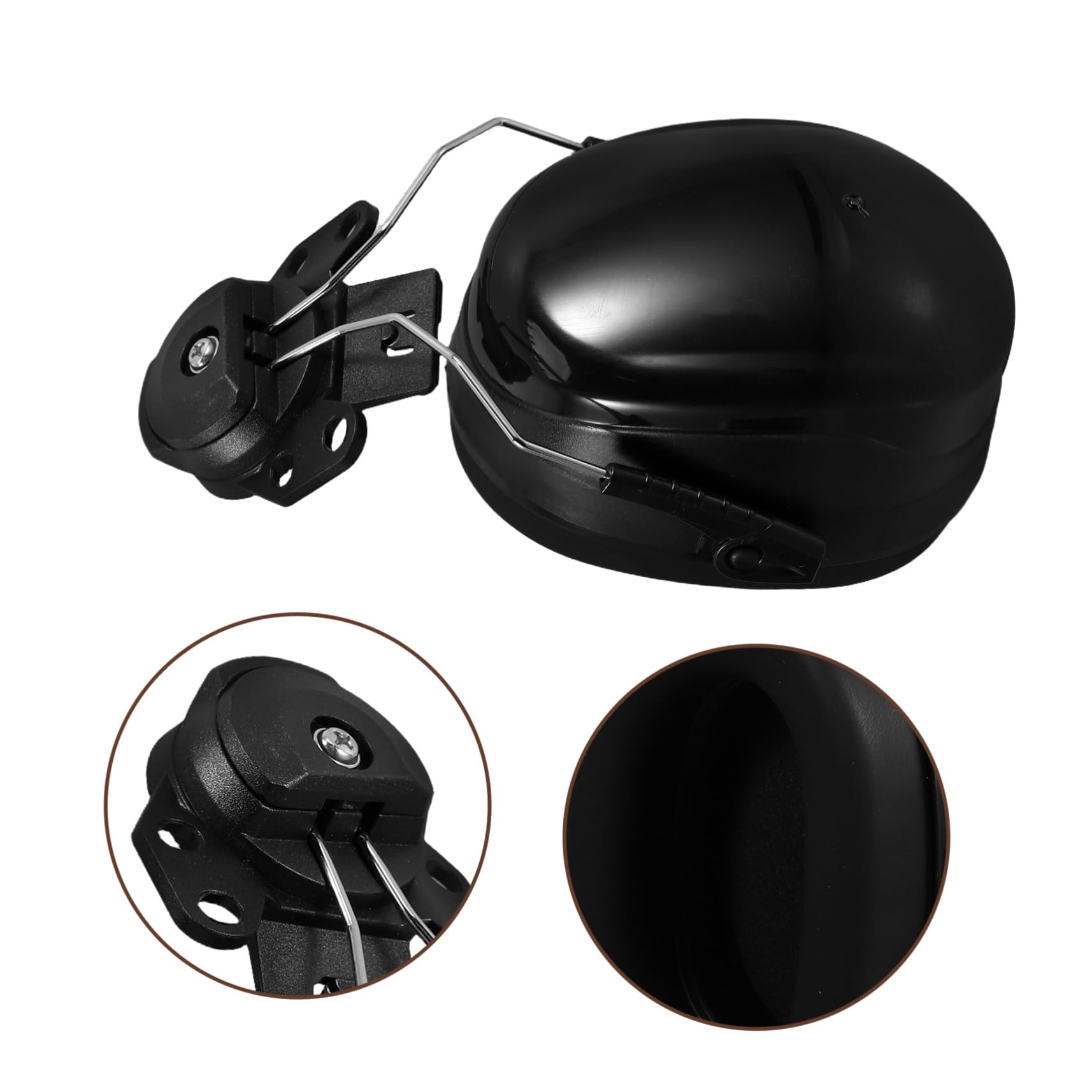 Beaupretty Orejeras para Casco de Seguridad Reducción de Ruido Efectiva Material Abs Ajuste Cómodo Uso Prolongado Protección Auditiva Construcción y Fábricas