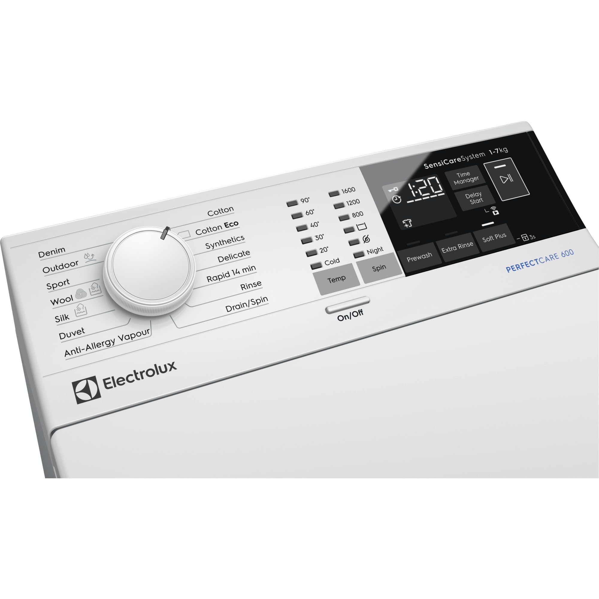 Electrolux Waschmaschine Toplader 6 kg 1200 Umdrehungen EW6T426A Weiß