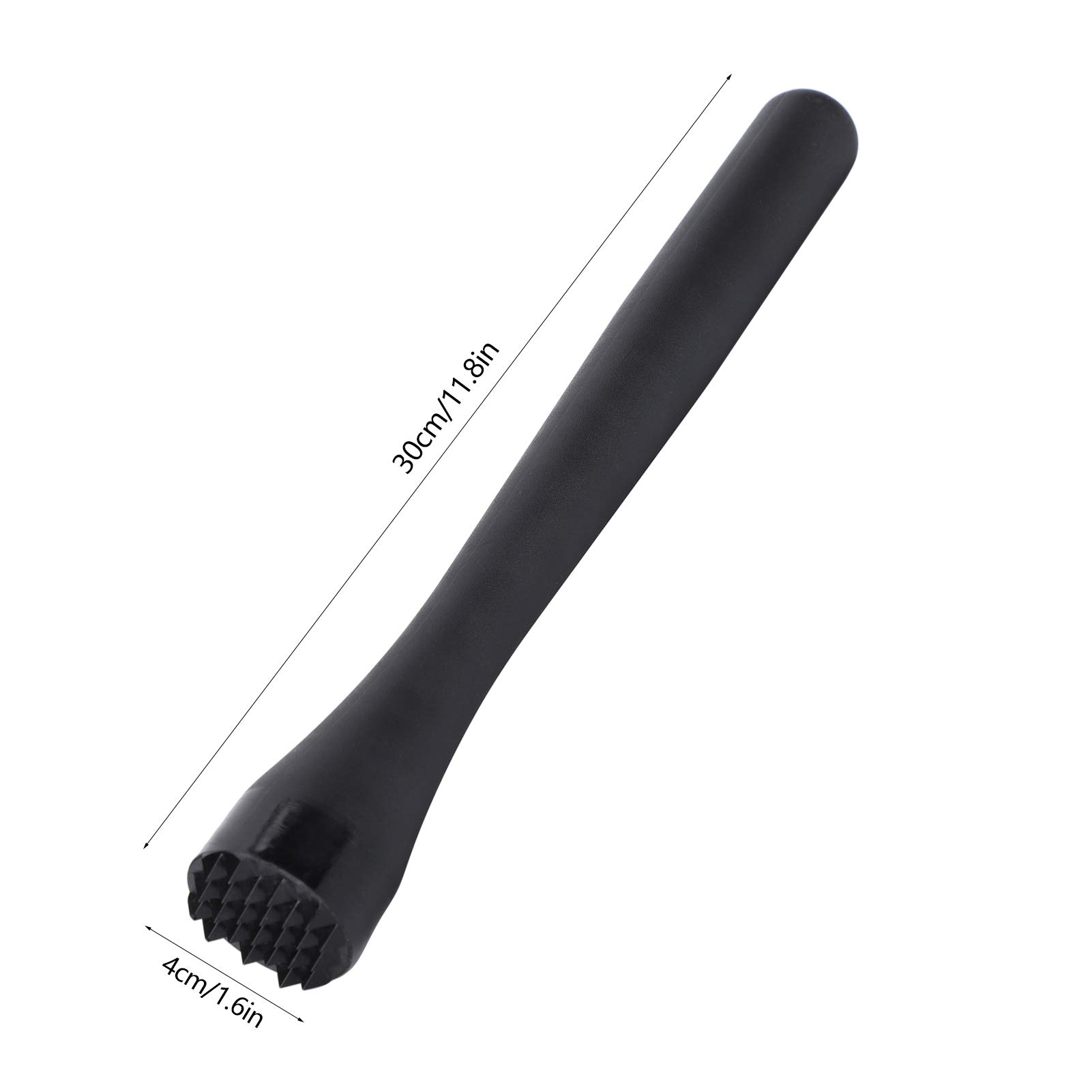 QANYEGN Stainless Steel Cocktail Muddler, Ice Crushing Tool, Fruit Mixer, Mixing Drinks for Home and Milk Tea Shop