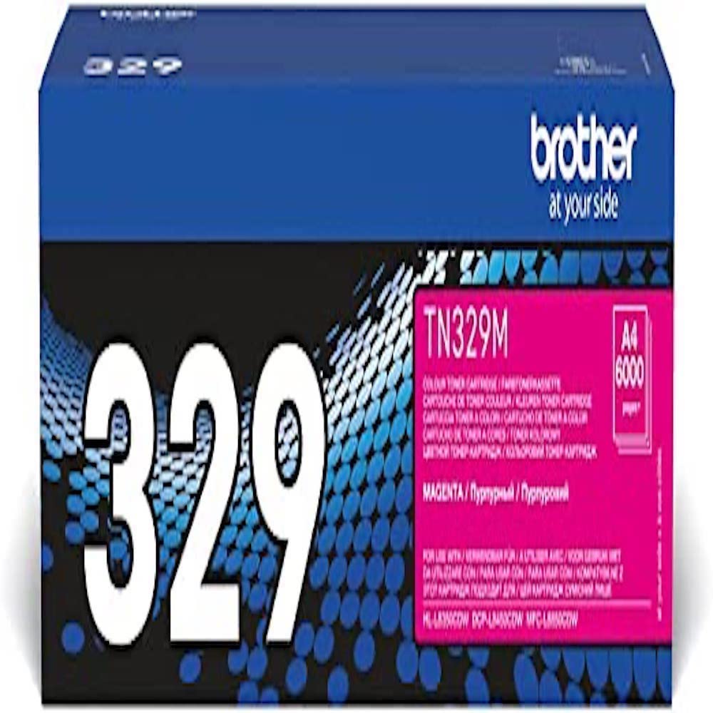 Brother Magenta Tn-329M Toner-Kit Extra High-Capacity. 6K Pages Iso/Ie