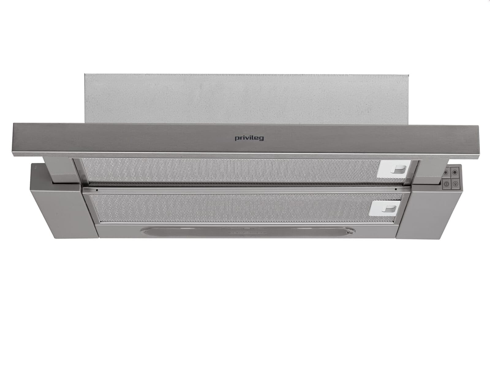 Privileg DGAH 55 AMX Flachschirm Dunstabzugshaube 60 cm Silbergrau
