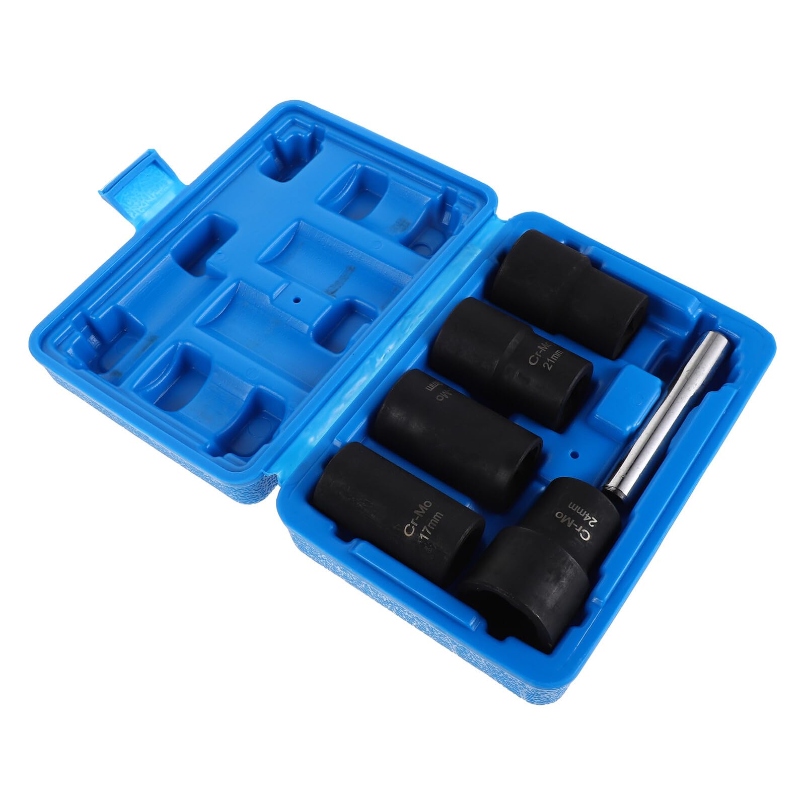 Homoyoyo Set Estrattori per Dadi Pneumatici 6 Pezzi in Acciaio Cromo-Molibdeno Bussola Multi-Dimensione per Rimozione Bulloni Arrugginiti e Spanati Utensile Professionale per Garage e