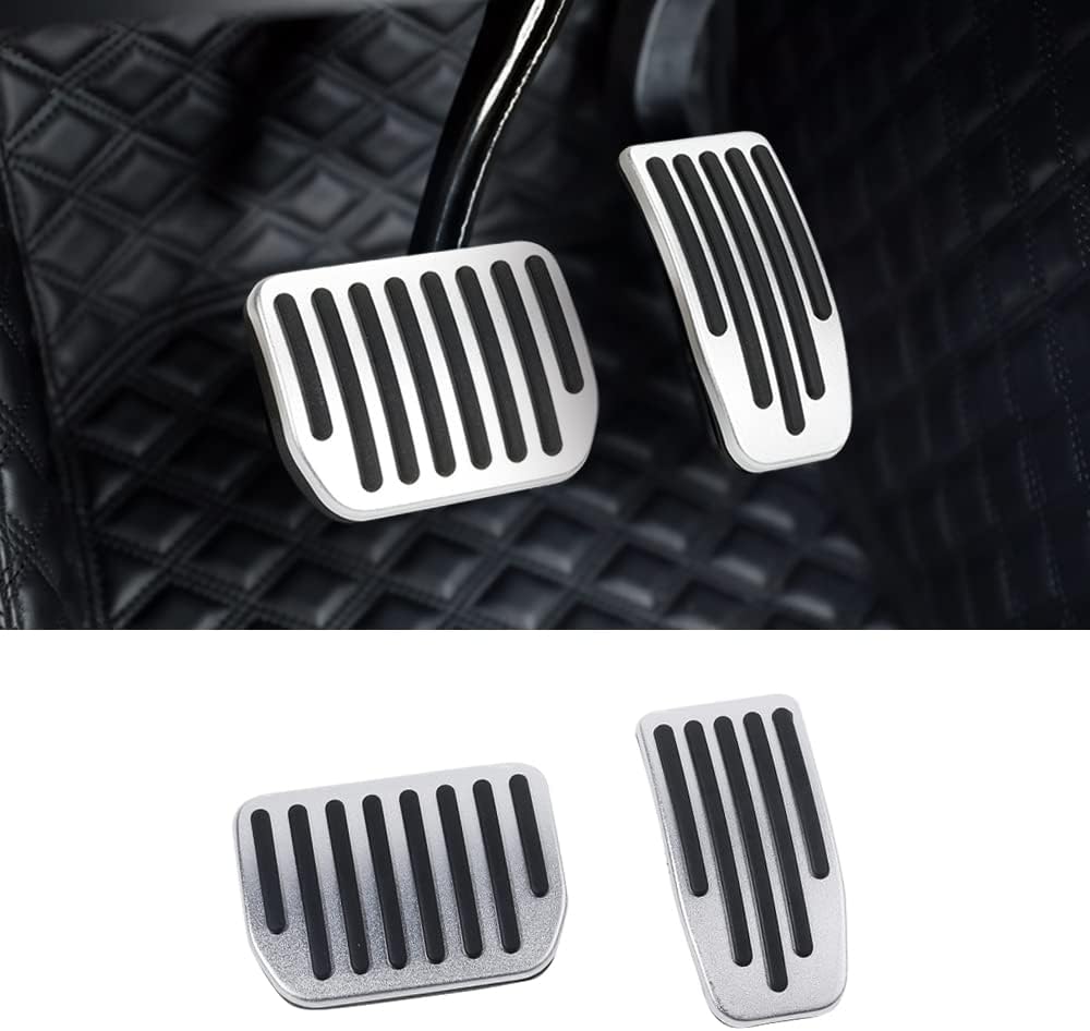 Banseko Model 3 and Model Y Foot Pedal Covers,NonSlip Aluminum Performance Foot