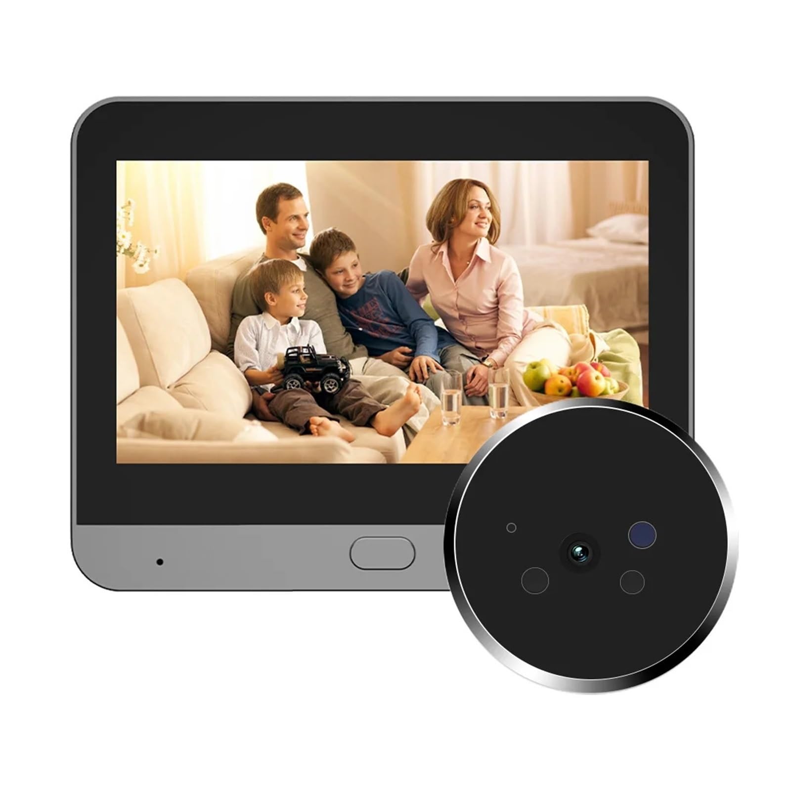 Radar de microondas con detección de movimiento, Tuya SmartLife(Peephole)