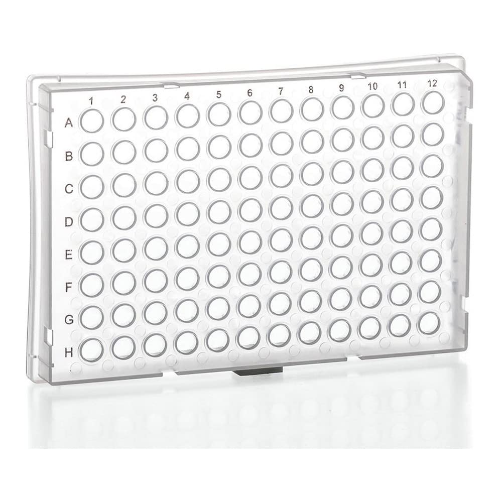 652270, 96 Well Polypropylene PCR Microplate with Full-Skirt, Natural, Pack of 100