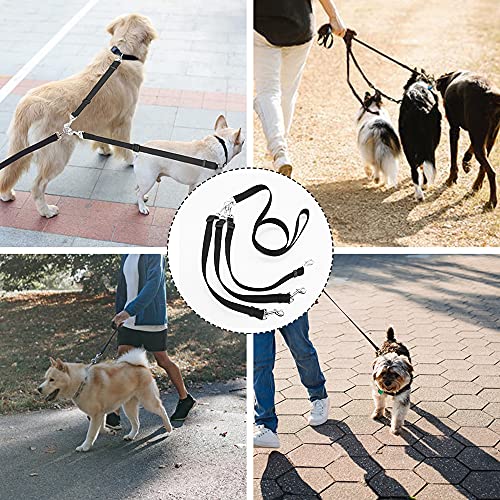 Hundeleine Leine, 3-in-1 Hundeleine, Hundeleine Nylon, Hund Kette Leine, Anti-Zieh Haustier Hund Führen Leine Kette für Gehen Trainieren Joggen, für Mittlere, Kleine Hunde, Mehrere Haustiere