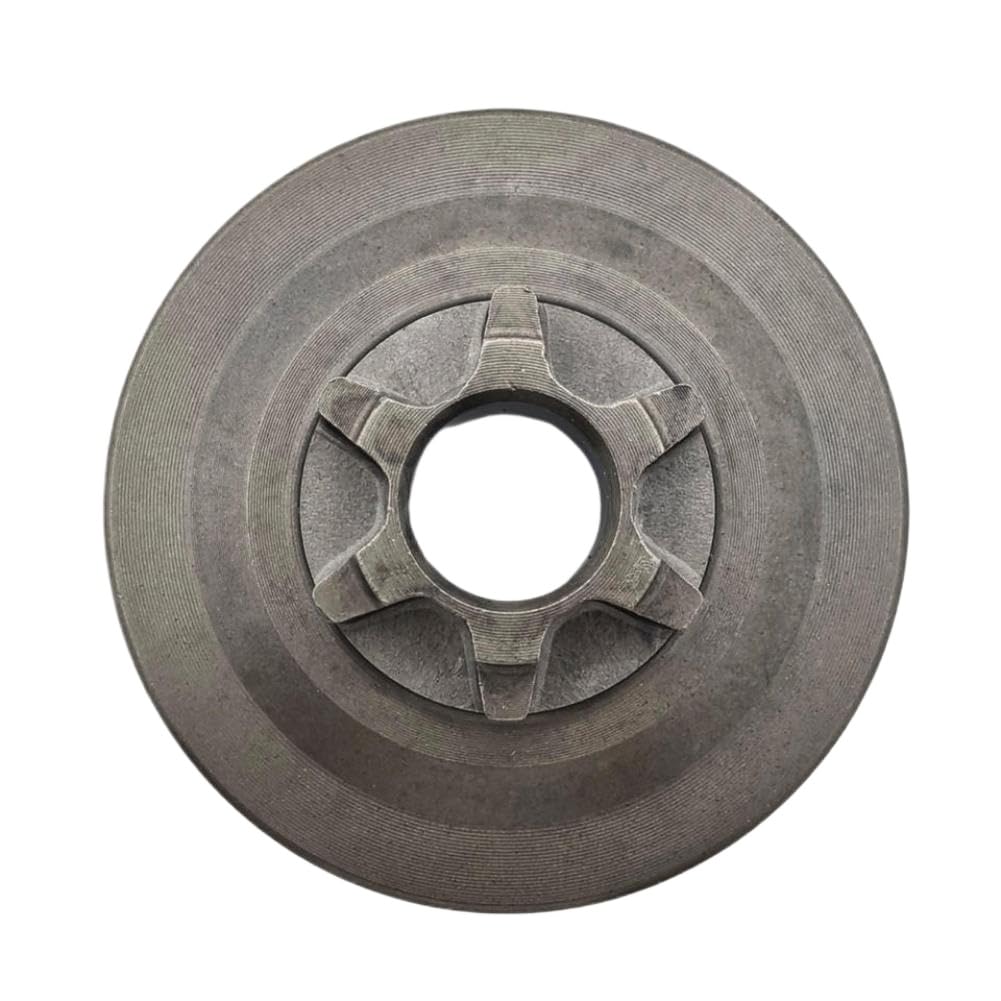 Piñón de cadena de 6 dientes de 3/8 pulgada compatible con motosierra de herramientas de jardín eléctricas de 25cc 2500