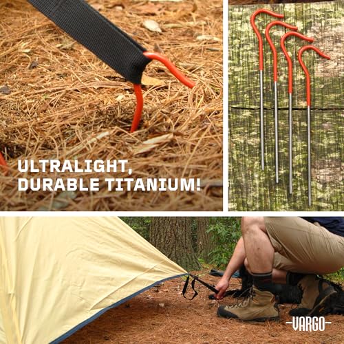 Vargo Titanium Shepherd's Hook Stakes