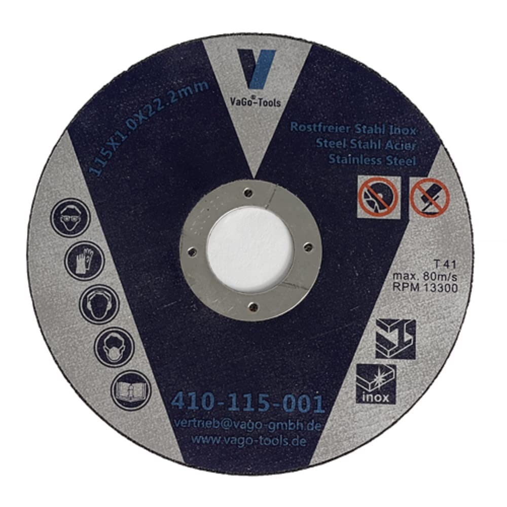 Tarcze tnące elastyczne 115 mm x 1,0 mm Allrounder lub Akkuflex 100 sztuk