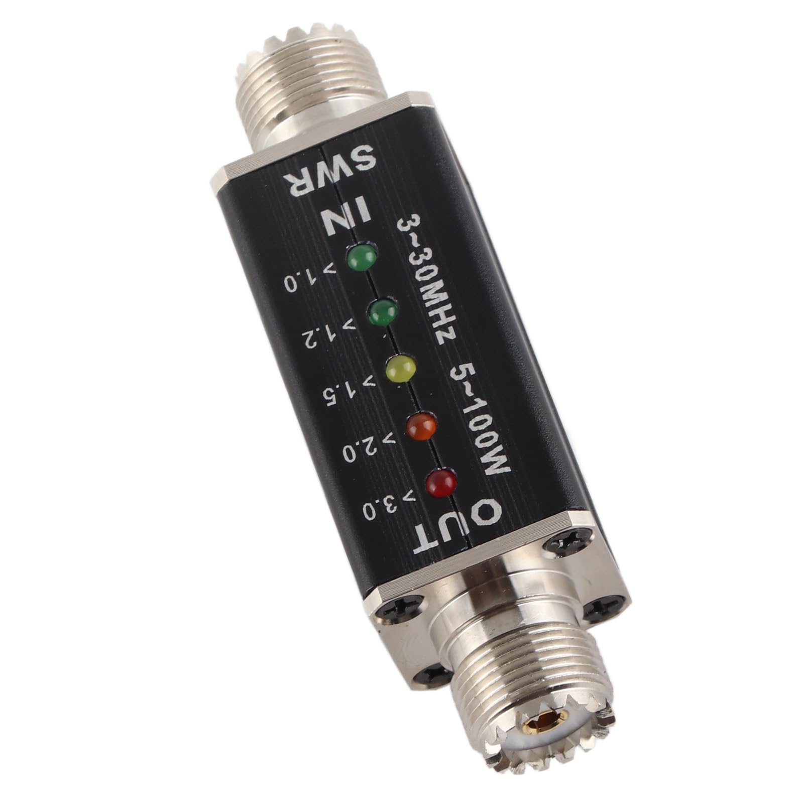 Medidor De Onda Estacionaria Portátil 10 A 50 W Con Indicador LED Mini Medidor SWR Para Antena De Radio Onda Corta