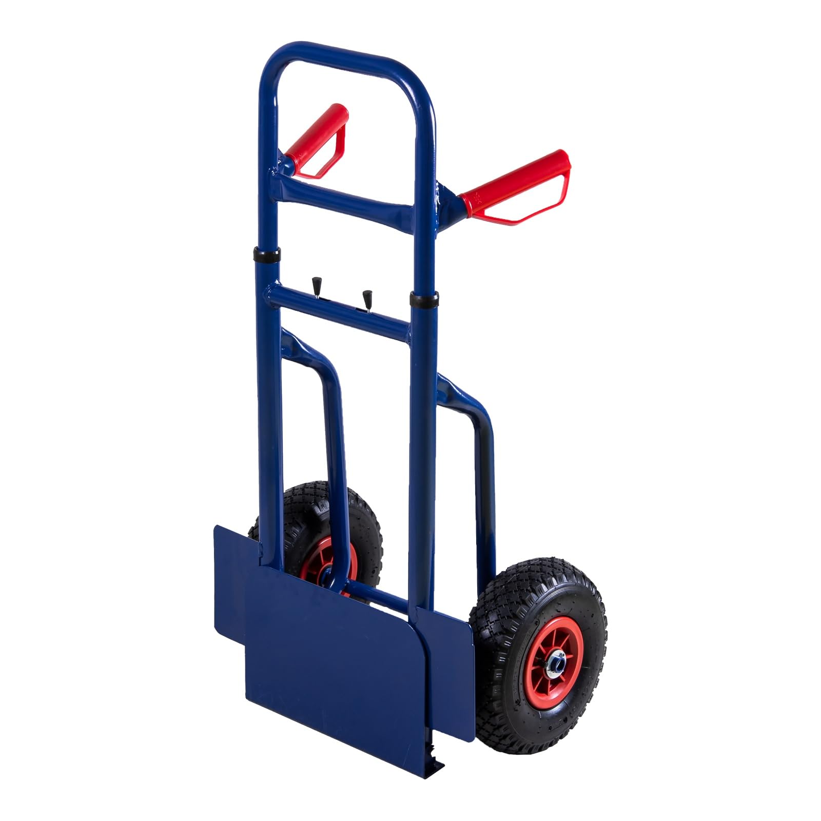 Carrello pieghevole in tubo di acciaio, portata 200 kg, con profilo in gomma, con impugnatura ergonomica