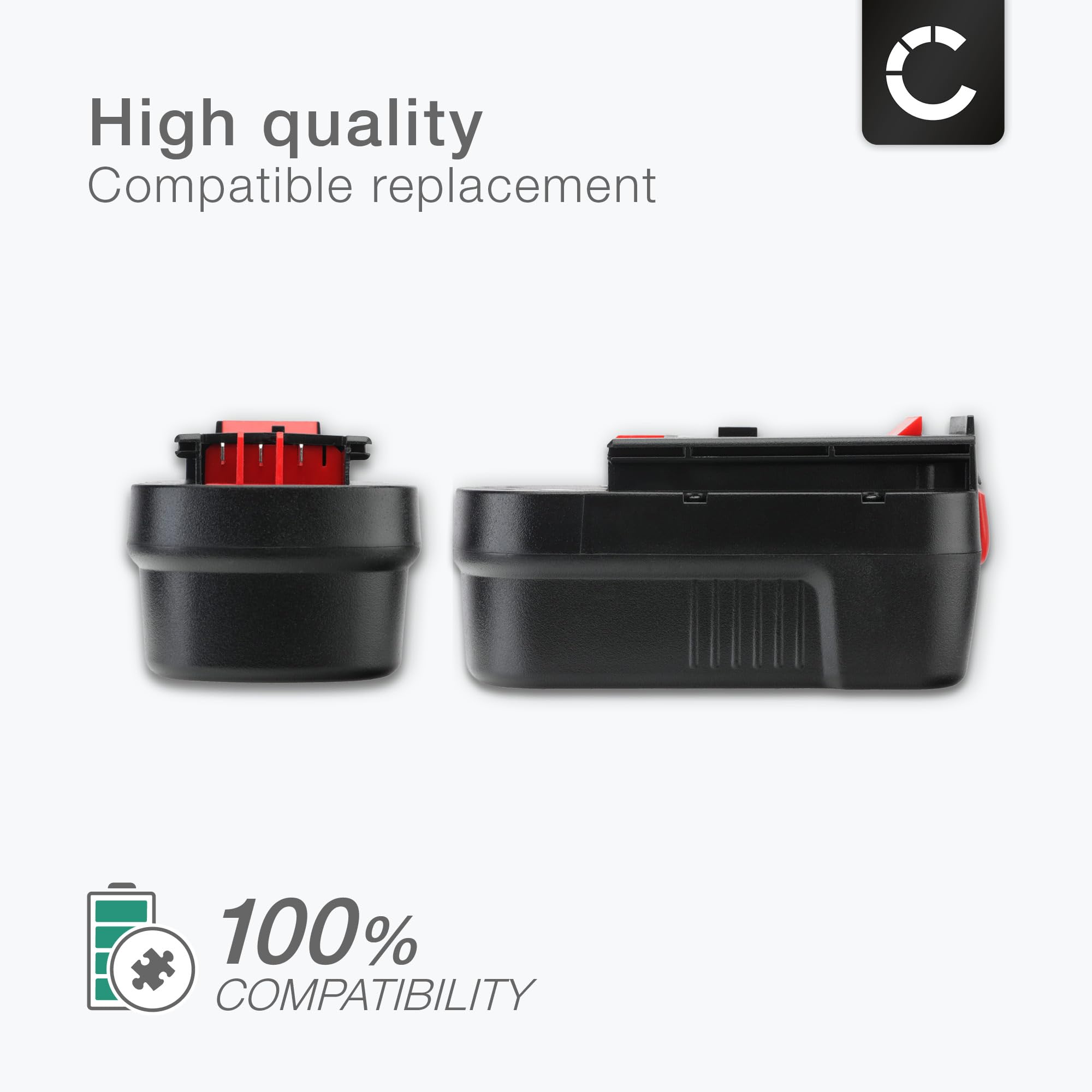 CELLONIC Batería Compatible con Black & Decker SS18, GLC2500, EPC18, A18E