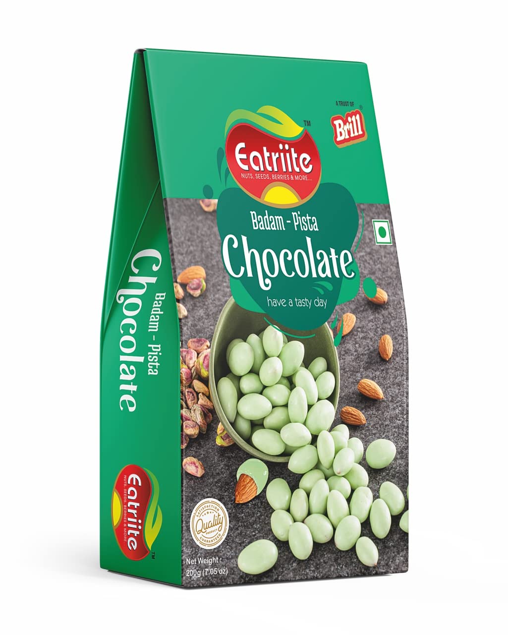 Eatriite Premium Chocolate Coated nut Almonds & Pista | High in Fiber & Boost Immunity | Real Nuts | High in Fiber & Boost Immunity | Whole Natural Badam | Almond 200gm (B0BBD75Y1G) Amazon Price History, Amazon Price Tracker
