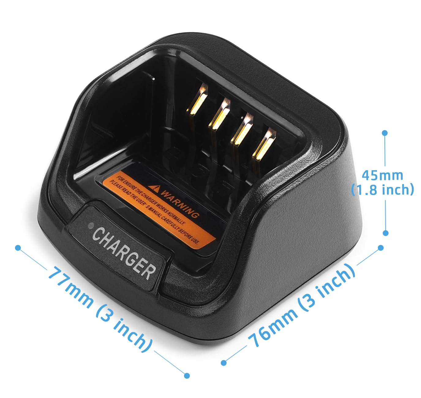 Base per Caricabatterie Compatibile Hytera HP605 PD405 PD505 PD565 PD605 PD700 PD702 PD705 PD780