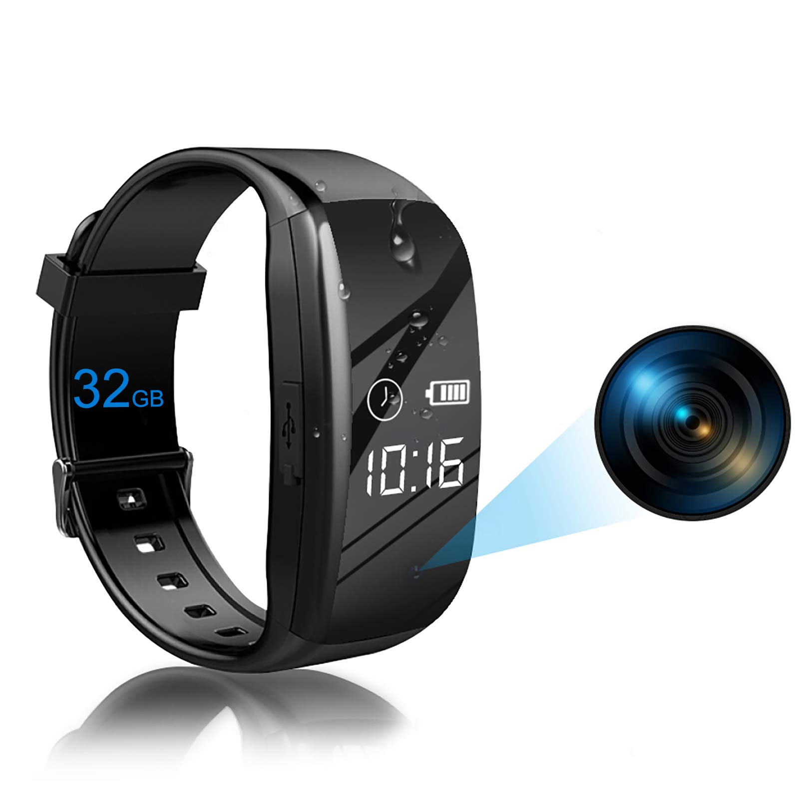 Hidden Camera, Spy Camera Wireless 1080P Hidden Camera Loop Recording or Picture Taking, Small Nanny