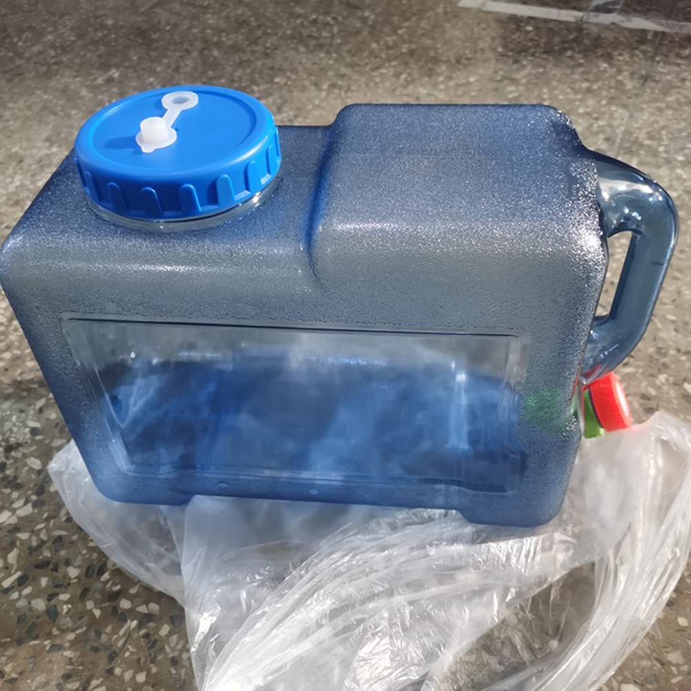 Tanica D'Acqua Portatile Da Campeggio 10 Litri Con Rubinetto - Contenitore Alimentare In PC Con Maniglia, Ideale Per Viaggi, Campeggio E Pesca - 5