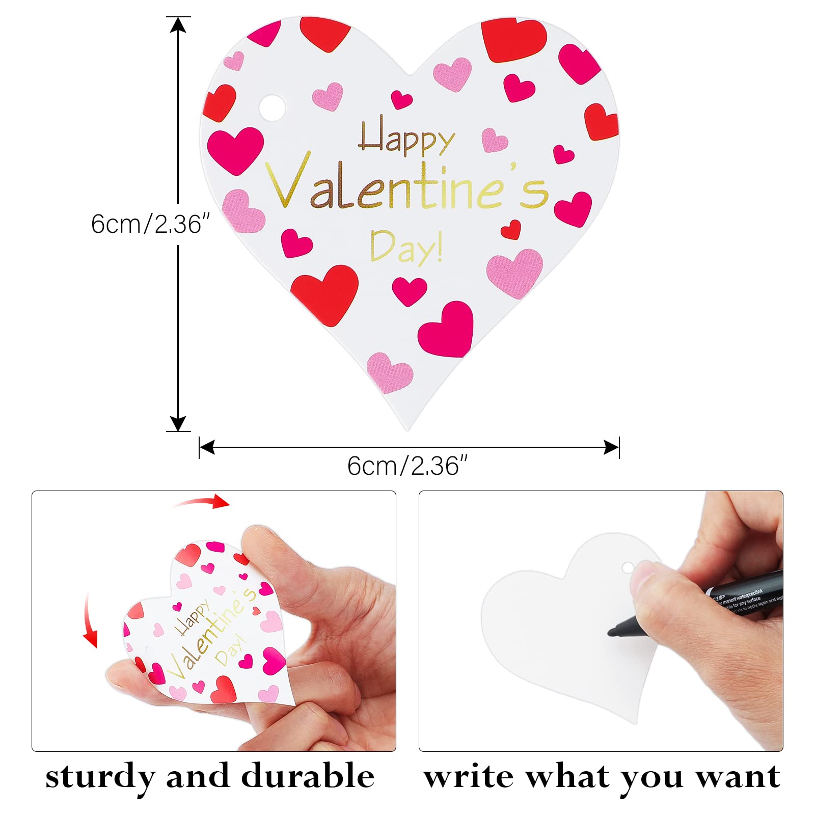 Amazon.co.jp: バレンタインデータグ ハッピーバレンタインデーギフト  