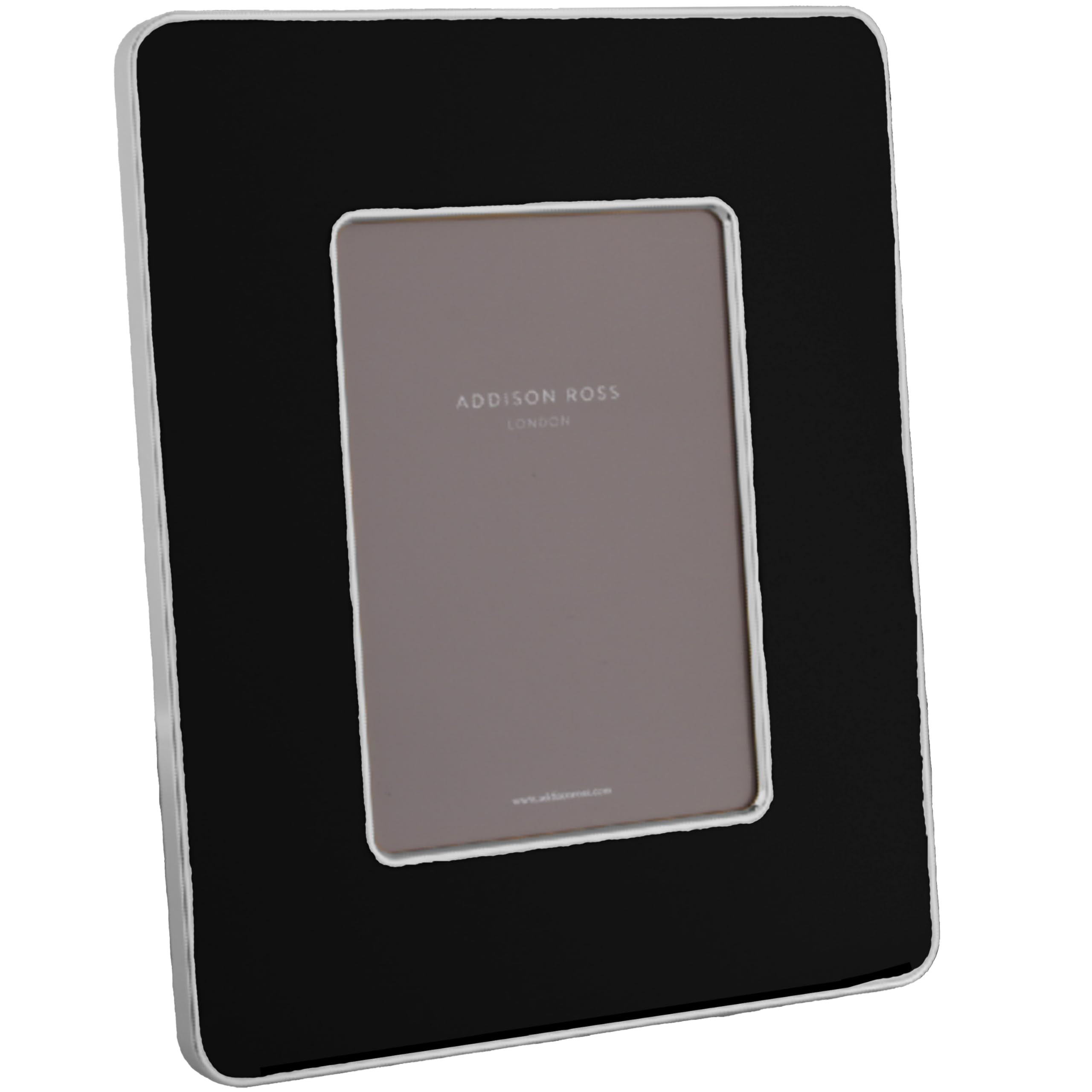 Addison Ross Photo Frame 5x7cm - Portrait or Landscape Display - Ideal Picture Frames for Gifting - Gift for Weddings, Birthday, Anniversary - Modern Design - Silver Black - 5cm