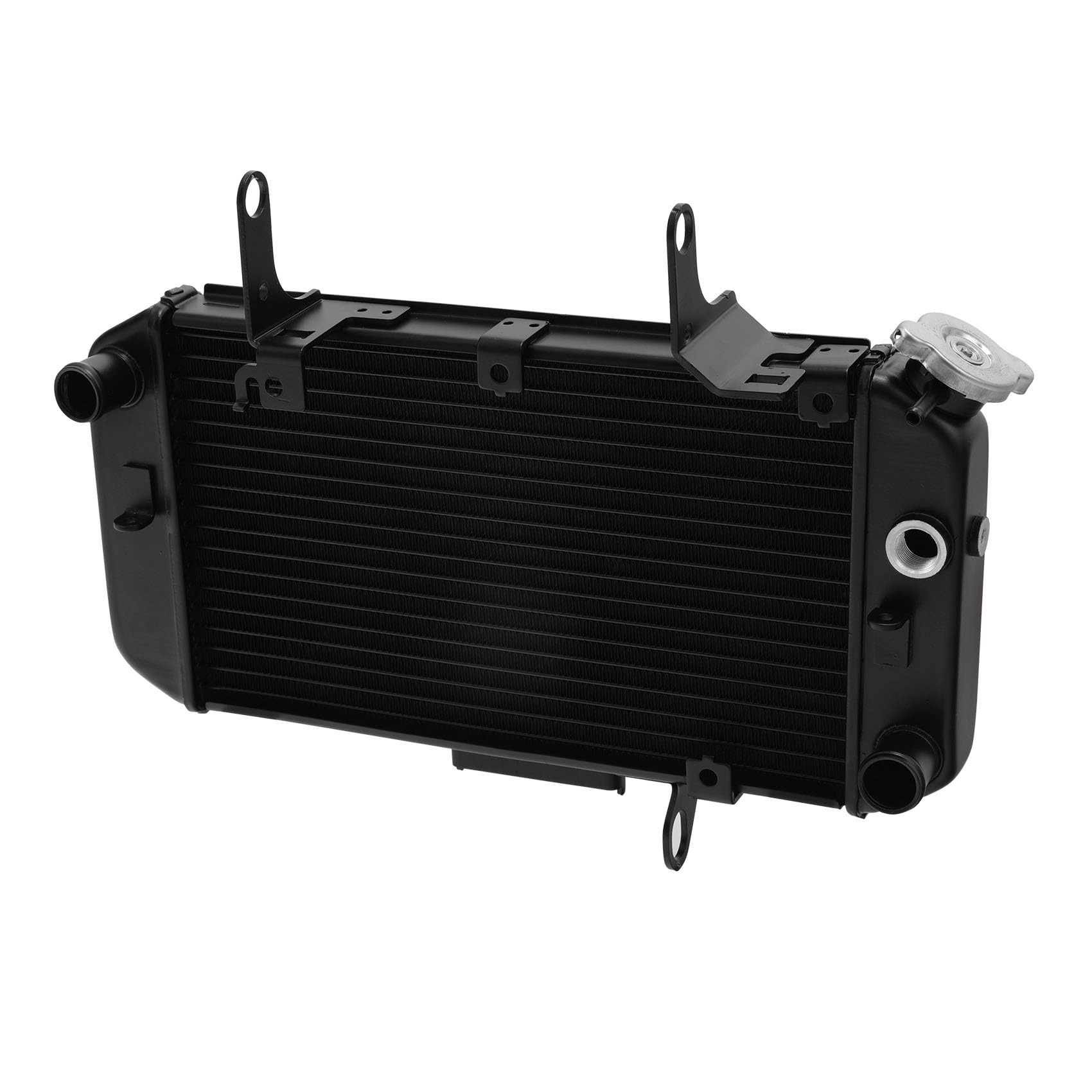 SLMOTO Black Motorcycle Replacement Radiator Water Cooler Cooling Fit For SUZUKI DL650 DL 650 V-Strom 2004 2005 2006 2007 2008 2009 2010 2011