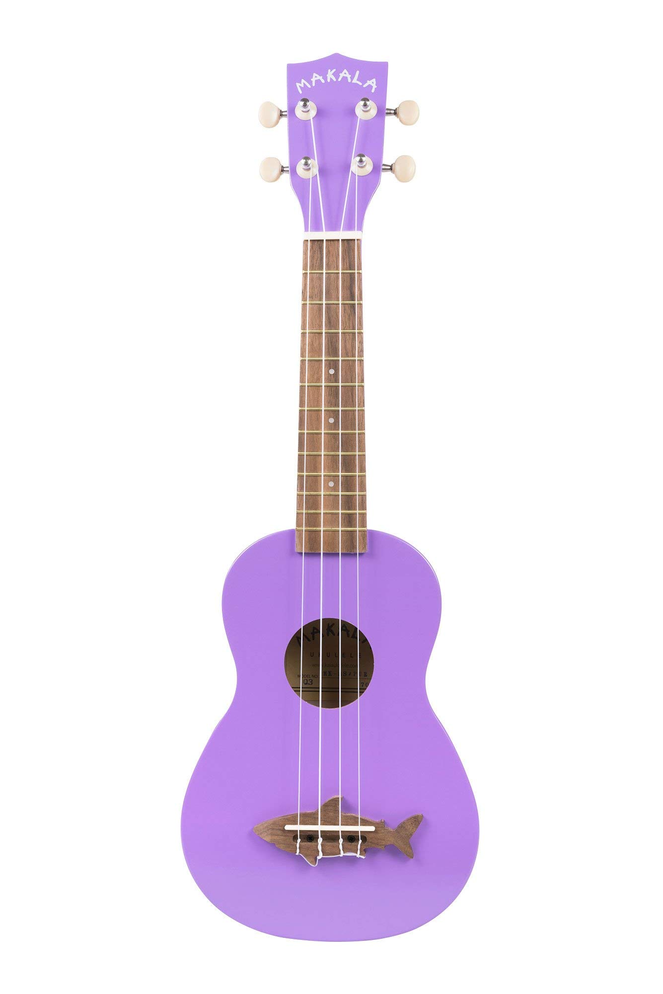 Kala - MK-SS/PUR -Ukulele Soprano Bambini Adulti e Principianti, Ukulele Scuola Media in ABS per Musicisti Esperti/Nuovi, Custodia Inclusa, Strumenti Musicali Bambini a Corda, Satinato colorato