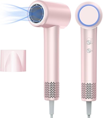 YEEGOR Secador de pelo, secadora de alta velocidad de 110000 RPM con motor sin escobillas para secado rápido, secador de pelo iónico profesional,