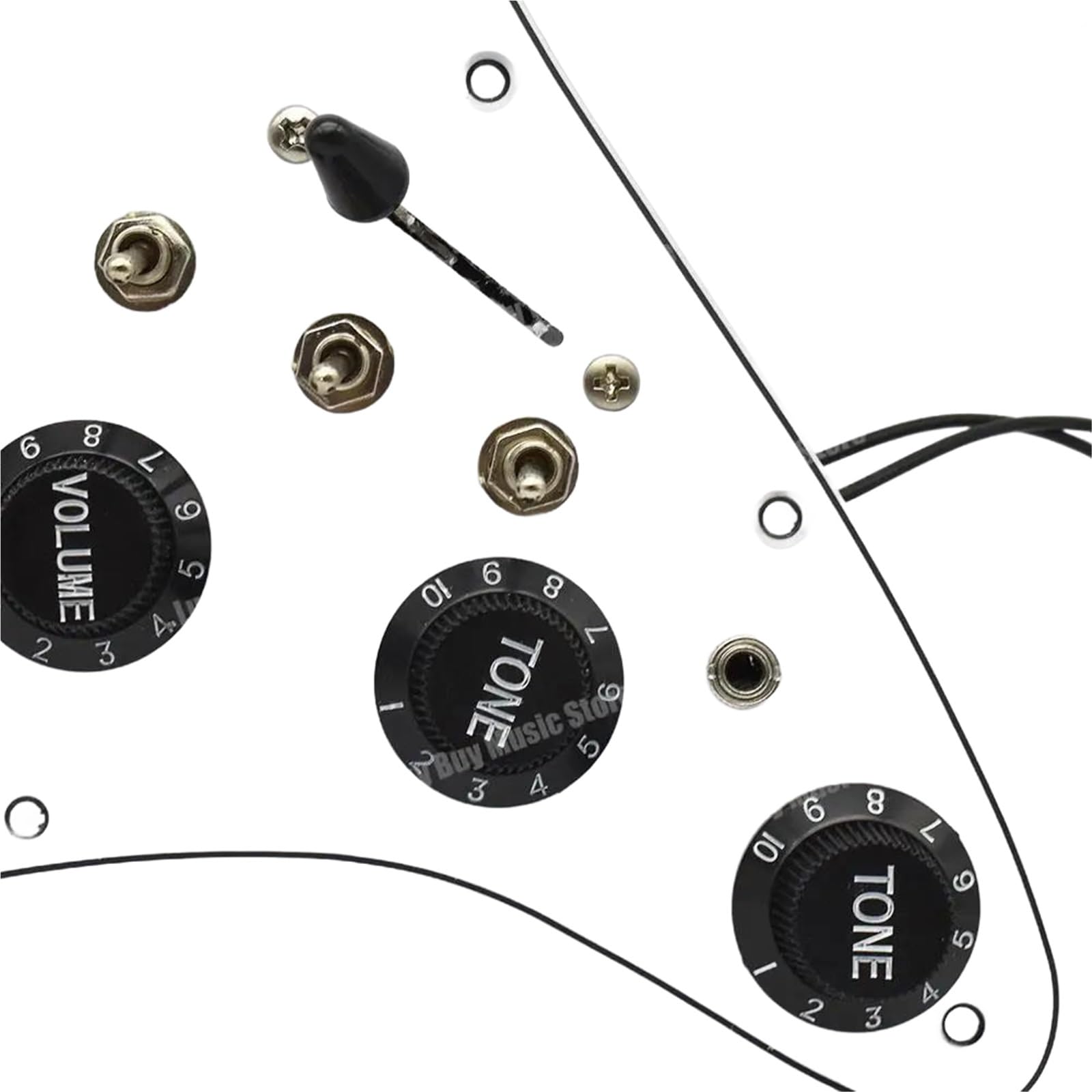 Pickguard Załadowany Do Gitary Wstępnie Okablowany Przetwornik Gitary Elektrycznej