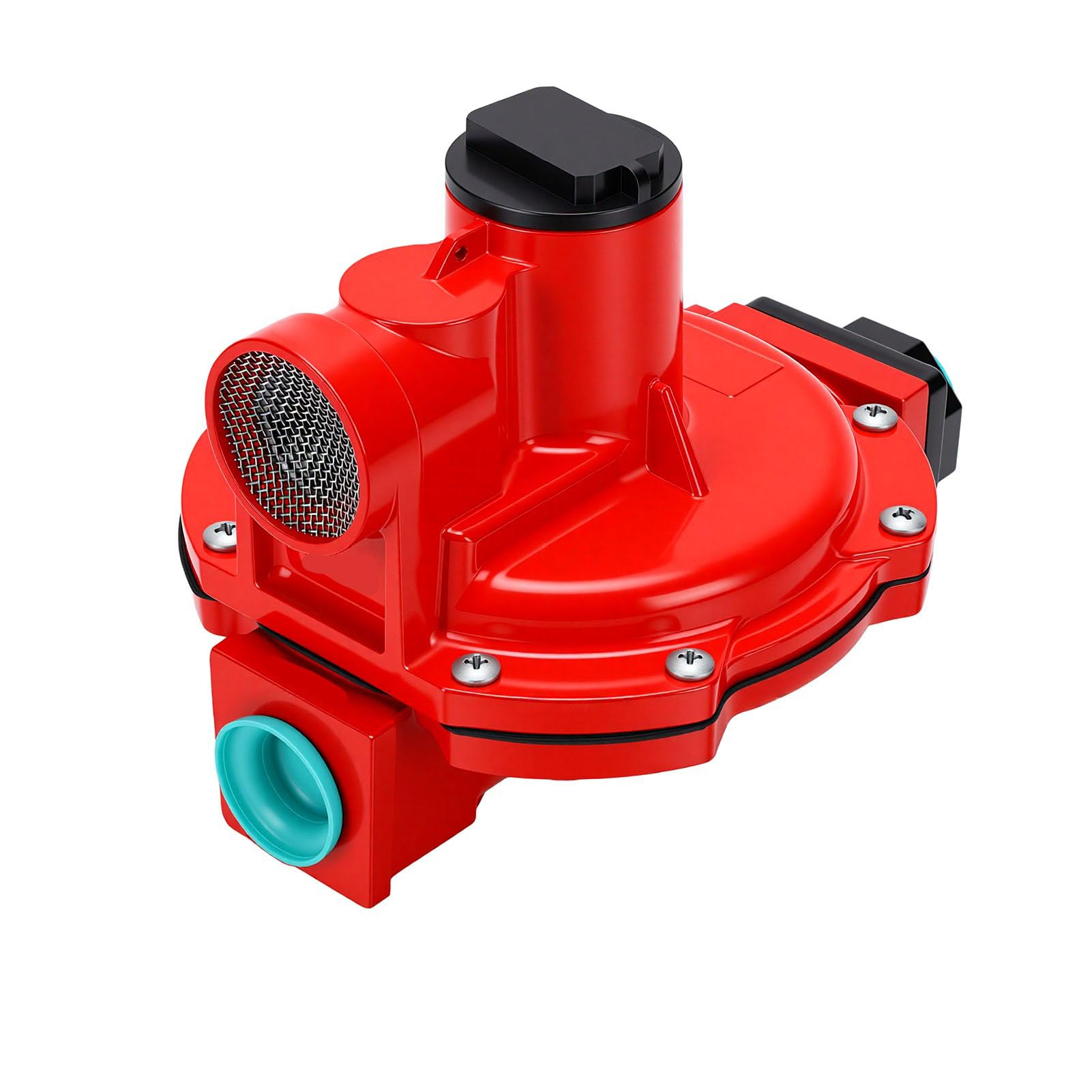 Regulador de Gas Natural R622H-BGJ, 8-12 PSI Ajustable 1/2 Pulgada NPT Salida de Entrada Regulador Gas Primera Etapa, Propano para Residencial Comercial Industrial