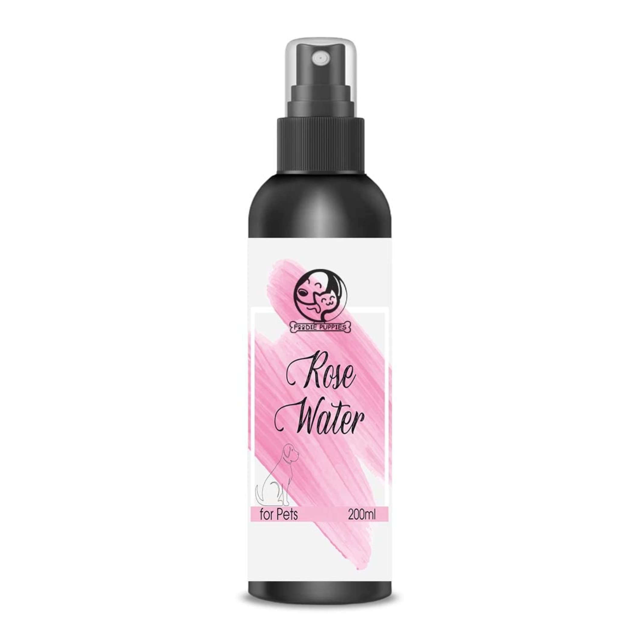 Foodie Puppies Rose Water Perfume for Dogs, Cats, Puppies & Kittens of All Ages (200ml) | Helps to Revitalize, Soft, Shiny, and Moisturizing Dogs Skin, Coat, and Fur | (100% Distilled Rose Water) (B0BVV9XNXJ) Amazon Price History, Amazon Price Tracker