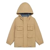 Baby Boys' Midweight Hooded Utility Jacket