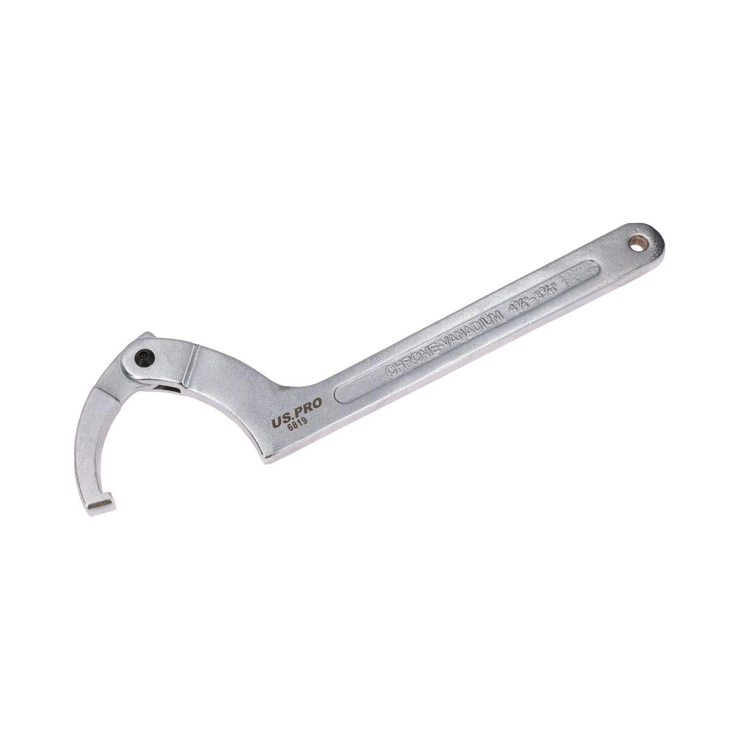 Gancho ajustable Llave C 115 mm - 175 mm para anillos de retención ranurados