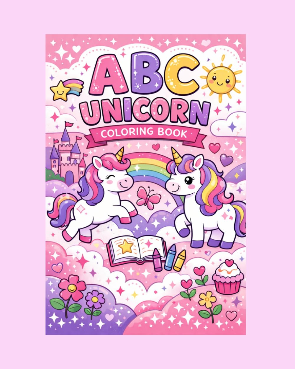 ABC Unicorn Coloring Book