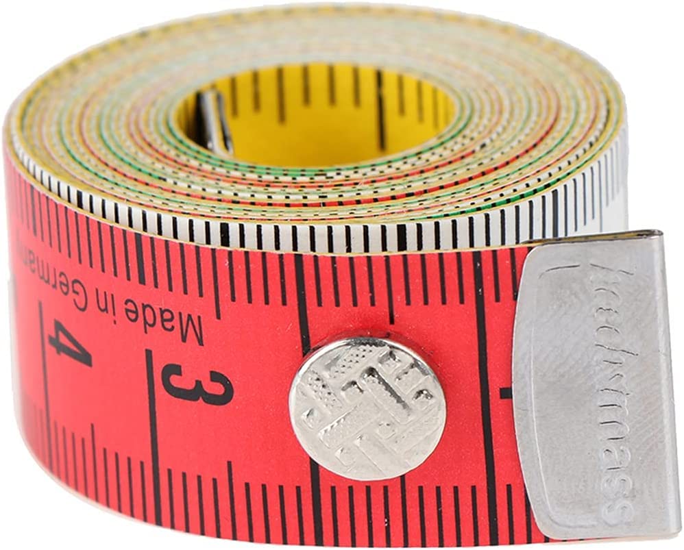 RWRAPS 1,5 m Körpermesslineal Nähen Schneider Maßband Mini Weiches Flaches Lineal Zentimeter Meter Nähen Maßband Langlebig