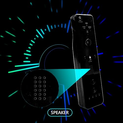 Miniatura 5 de Burcica Controller for Wii Remote and Nunchuck, Wireless Controllers Compatible with Wii/Wii U with Silicone Case and Wrist Strap (Black) Negro y