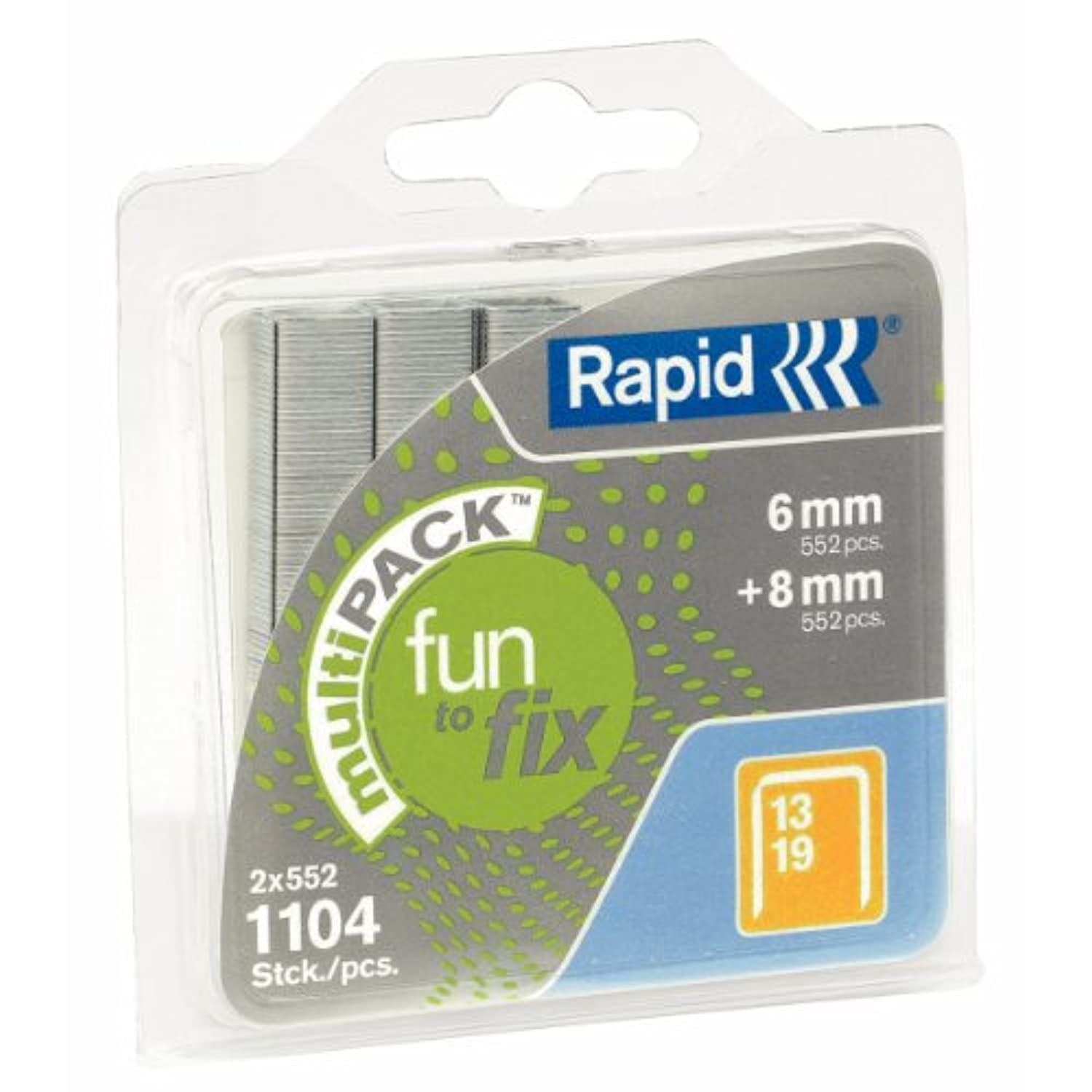 Rapid40108724 No.13 6 - 8Mm Staples (Multi-Pack)