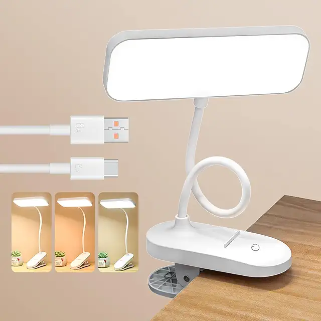 Lampada LED Regolabile con 3 Temperature Colore - Luce Notturna per Lettura