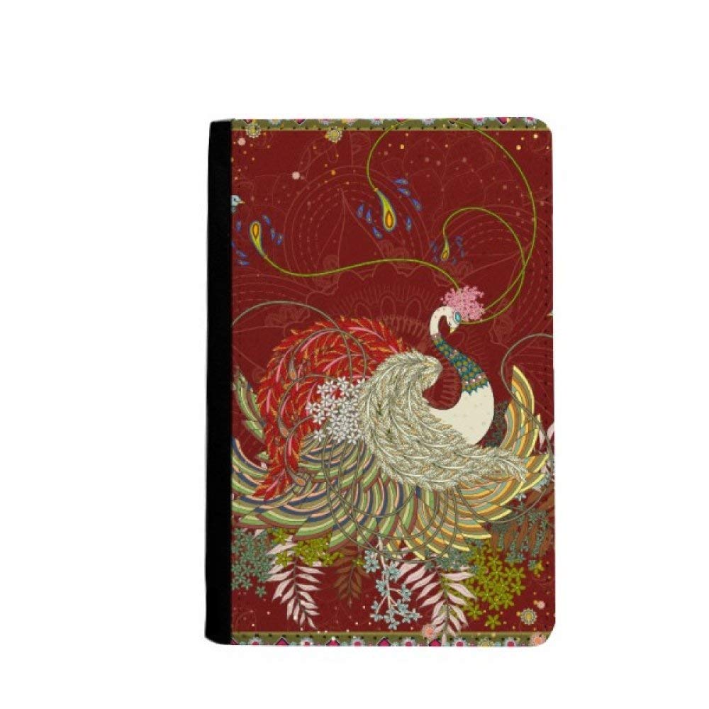 Porte-passeport fleur oiseau Ukiyo-e protégeant vos documents abîmés en voyage