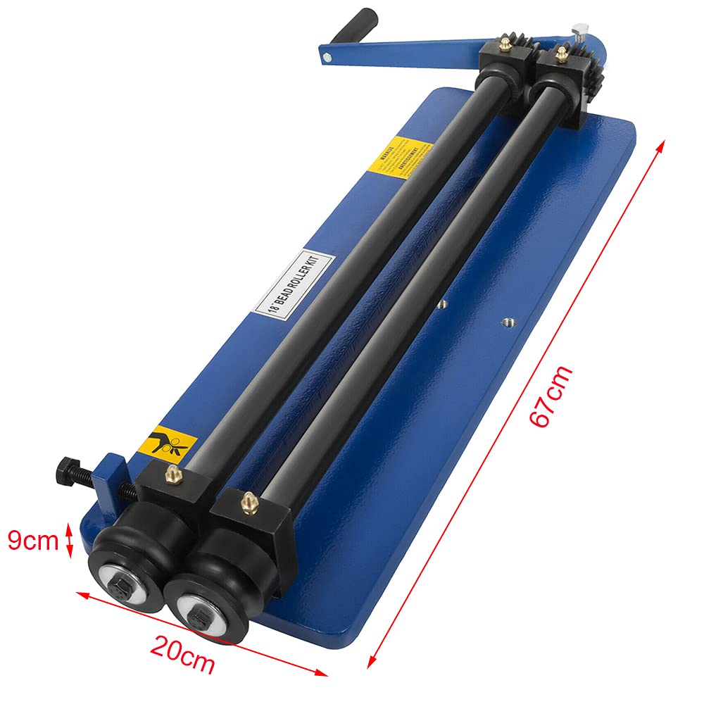 460 mm 18" okrągła giętarka ręczna do wałków koralików, narzędzie do wałkowania wałków, Swager Rotary Metal Sheet Forming Jenny Bead Roller Rotary Swaging Machine