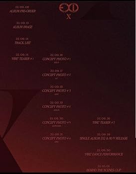 K-POP・アジア EXO 10TH ANNIVERSARY REPACKAGEPHOTOCARD EXO 10TH ANNIVERSARY REPACKAGEPHOTOCARD