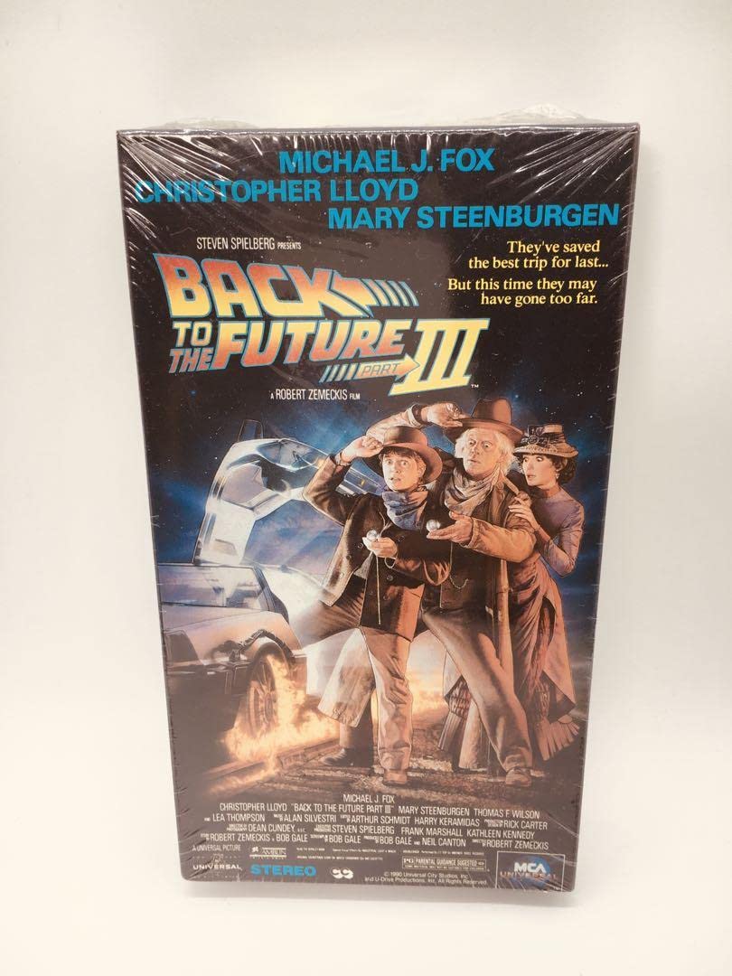 Amazon.co.jp: 英語 VHS バックトゥザフューチャー 3 ビデオテープ 