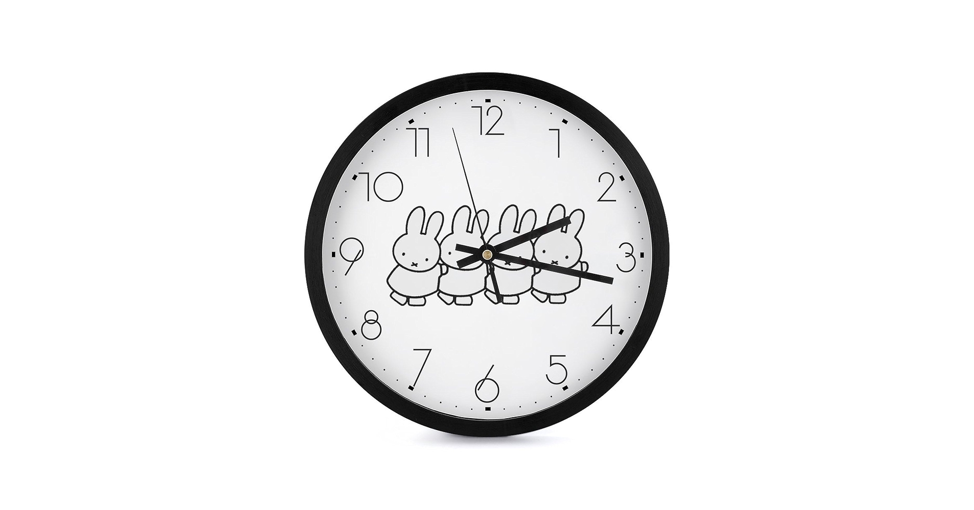 スタディオクリップ　ミッフィー　手振り壁掛け時計 studio CLIP スタディオクリップ 手振り壁掛け時計 ミッフィー