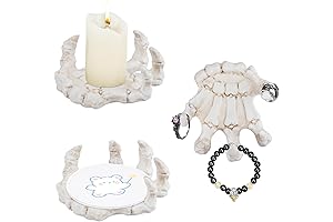 Gothic Skeleton Hand Candle Holder