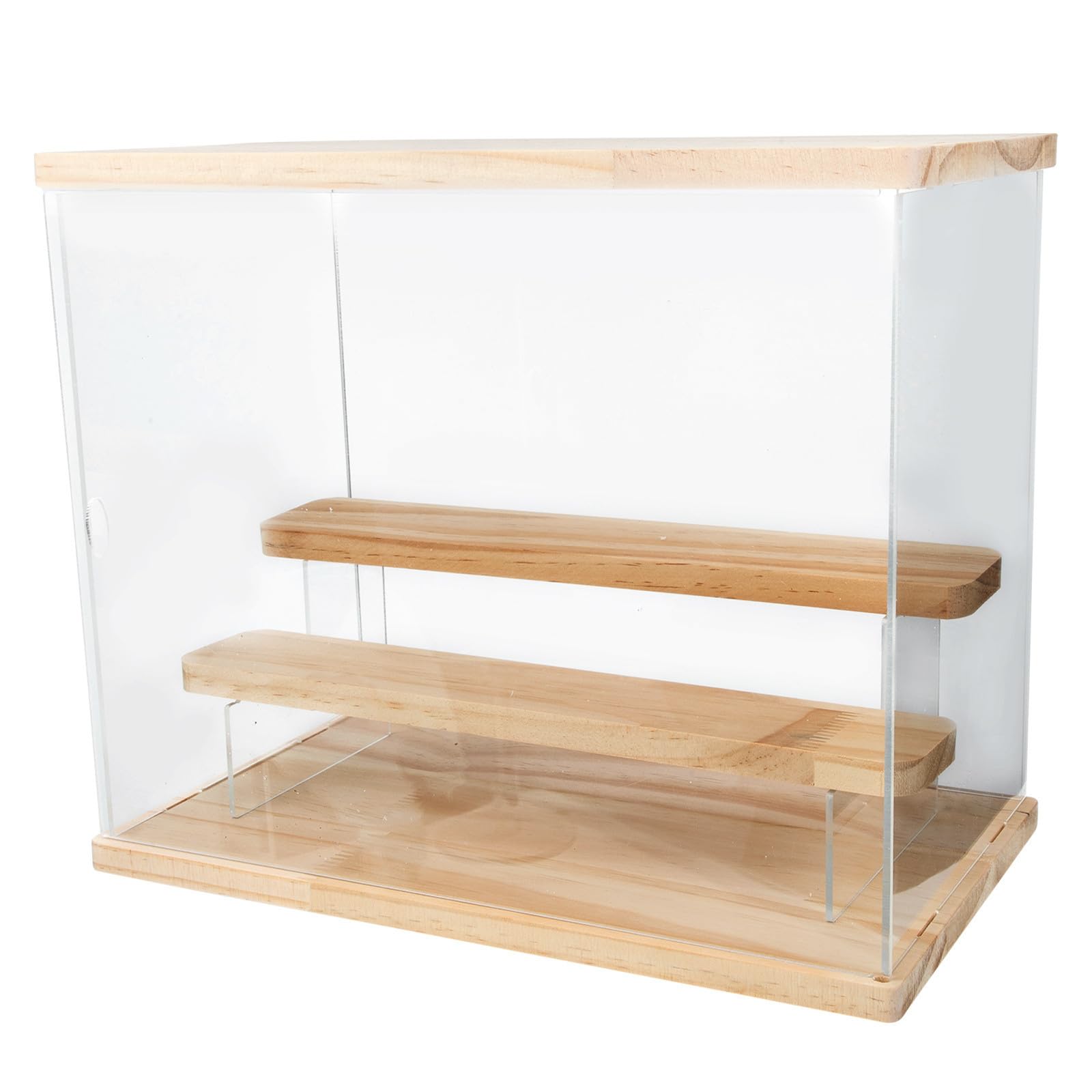 LABRIMP Organizador de Colección de Acrílico Gran Capacidad y Diseño Simple Vitrina 3 Capas para Figuras y Muñecas para Exhibición y Decoración