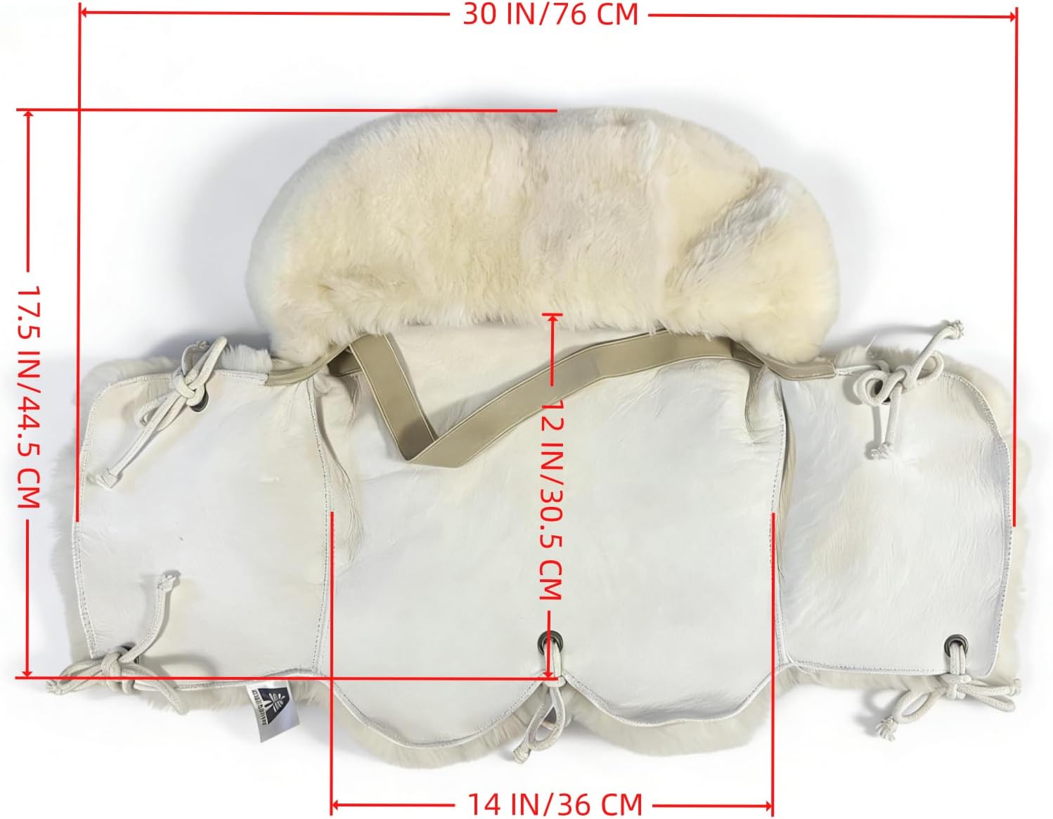 Sheepskin Saddle Seat Cover，Genuine Sheepskin Western Saddle Pad