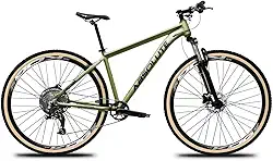 Bicicleta Aro 29 Aluminio 6061 Moutain Bike Absolute Nero 5 1x12v Pedivela Single Coroa Unica P.Quadrada K7 11/50D Freio a Disco Garfo de Suspensão