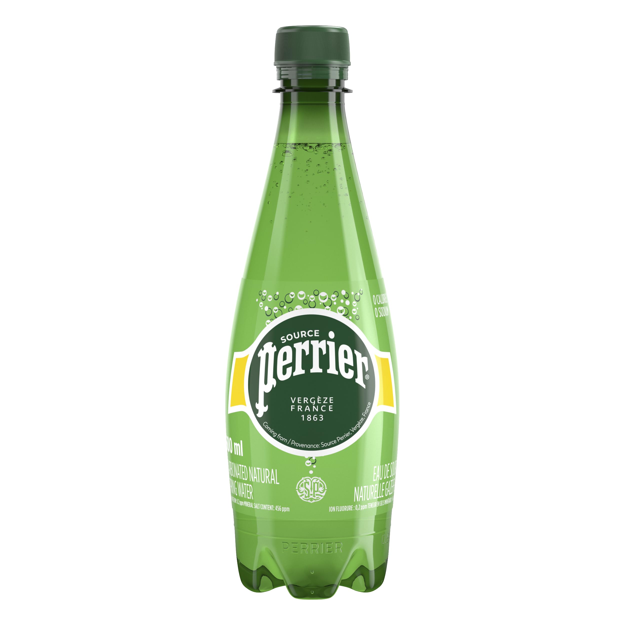 PERRIER Agua Mineral Natural con Gas, 4 packs 6 x 50cl, 24 botellas