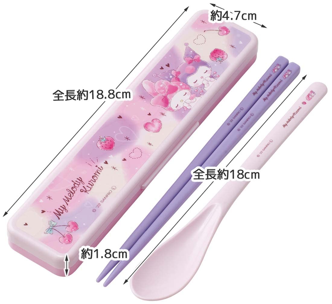 Amazon｜スケーター(Skater) コンビセット 箸 18cm スプーン
