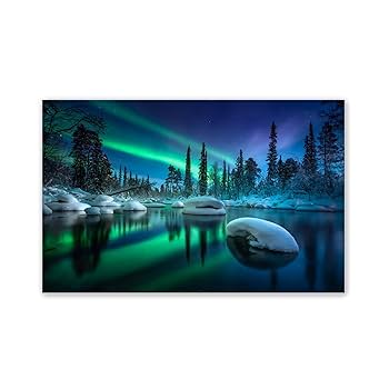 アートパネル　絵画　壁掛け　アート　オーロラ　絶景　夜景　自然　風景画　額縁　絵 アートパネル 絵画 壁掛け アート オーロラ 絶景 夜景 自然 風景