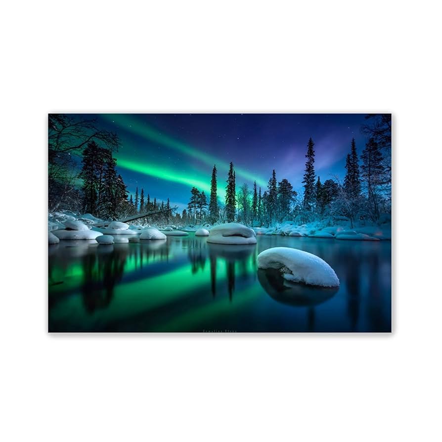 アートパネル　絵画　壁掛け　アート　オーロラ　絶景　夜景　自然　風景画　額縁　絵 アートパネル 絵画 壁掛け アート オーロラ 絶景 夜景 自然 風景