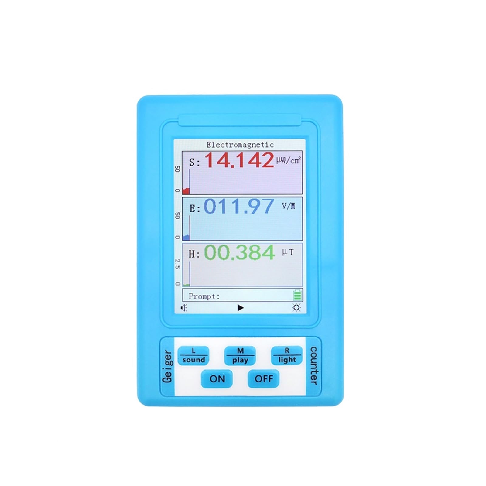 BR-9-Serie Elektromagnetischer Strahlungs-Kerndetektor EMF Handheld-Digitalanzeige Geigerzähler Voll funktionsfähiger Typprüfer Radioaktiver Monitor-Tester(BR-9A)